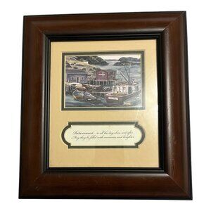 Framed Catherine Karnes Munn Retirement Print – "Trinity Bay, Newfoundland" – Ha